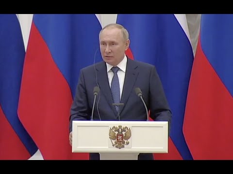 Putin says Ukraine joining NATO would make nuclear war more likely.