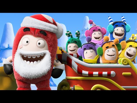 Santa Swap | Oddbods CHRISTMAS TIME! | Cute Cartoons for Kids | Oddbods Food