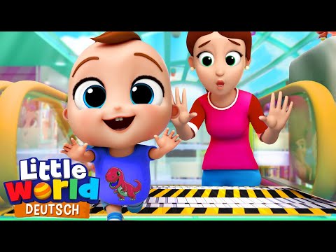 Die Rolltreppe im Kaufhaus | Kinderlieder f&uuml;r Kleinkinder | Little World Deutsch