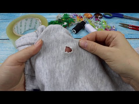 How to sew up a HOLE beautifully and neatly. Hidden seam.