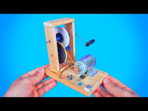 Amazing Mini Power Generator made with recyclable materials