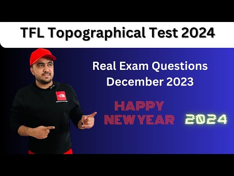 TFL Topographical Test 2024 | Real Exam Questions December 2023 | Topographical Test Training,sa pco