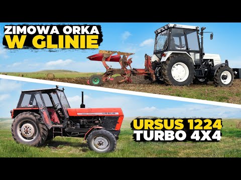 URSUS C-360 TURBO 4X4 Zimowa ORKA w GLINIE | URSUS 1222 TURBO 4X4 SKŁADANIE ZWOLNIC