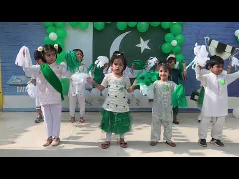 Dil Dil Pakistan || Independence day performance 2023|| kids mili song || Play Group | National Song