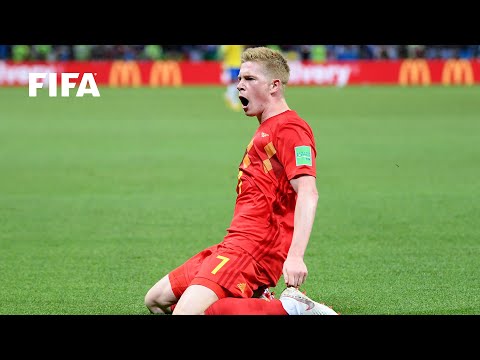 Kevin De Bruyne goal vs Brazil | ALL THE ANGLES | 2018 FIFA World Cup