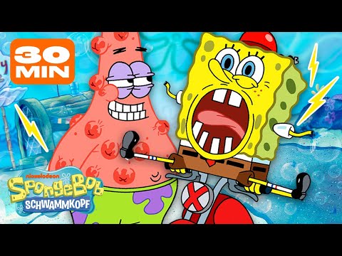 SpongeBob | 30 Minuten der waghalsigsten Momente von SpongeBob &amp; Patrick! | SpongeBob Schwammkopf