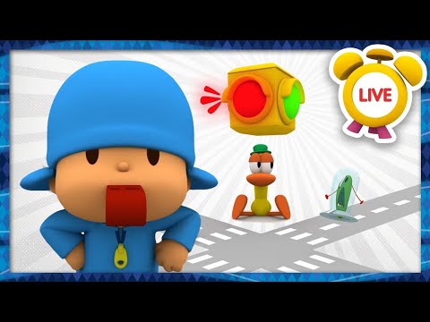 Pocoyo Directs the Traffic| CARTOONS and FUNNY VIDEOS for KIDS in ENGLISH | Pocoyo LIVE