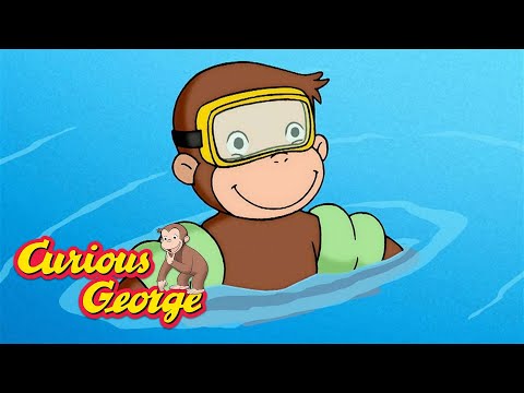 George Takes a Dive  🐵 Curious George 🐵 Kids Cartoon 🐵 Kids Movies