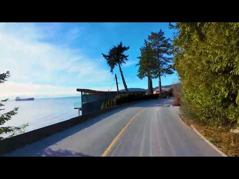 4K Drive Lion's Gate to Horse Shoe Bay North Vancouver