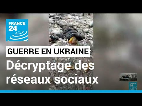 Sur les r&eacute;seaux sociaux, les civils ukrainiens partagent en vid&eacute;os l'avanc&eacute;e des troupes russes