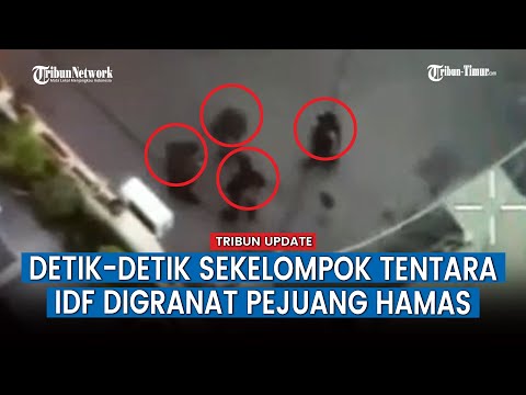 Tepat Sasaran! Pejuang Palestina Lempar Bahan Peledak ke Tentara Israel