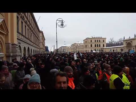 Demonstration der Landwirte in M&uuml;nchen am 08.01.2024/Gro&szlig;demo gegen Ampelregierung