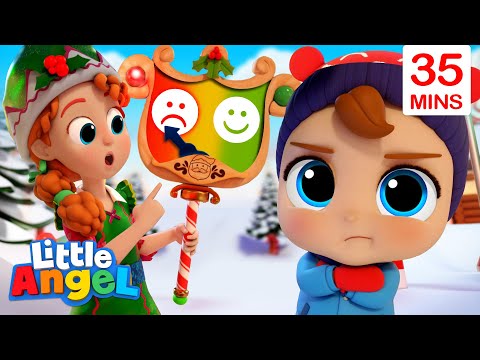 Naughty or Nice (Christmas Song) + More  Little Angel Kids Songs &amp;amp; Nursery Rhymes