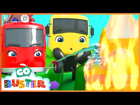 Mommy Firetruck - Fighting Fires! | Go Buster - Bus cartoons &amp; Kids stories | Kids Video