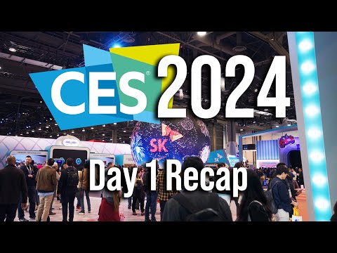 CES 2024 Day 1 - Exciting Tech You Need To See // Mini Vlog