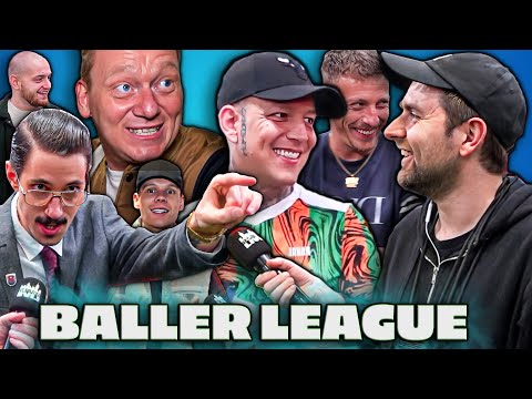 😁 Pre- &amp; Aftershow BALLER LEAGUE ⚽| Monte, Knossi, HandofBlood, Sascha, Poldi uvm. IM INTERVIEW!