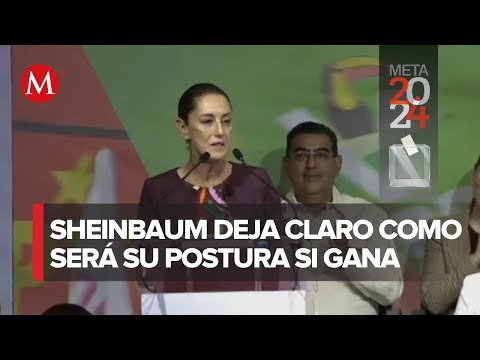 &quot;Seguir con la transformaci&oacute;n o regresar al pasado&quot;: Sheinbaum en su registro por la presidencia