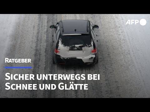 Ratgeber: Was tun bei Glatteis und Blitzeis? | AFP