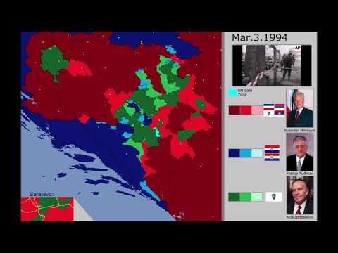 Bosnian War 1992-1995 (Every Day)