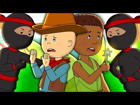 Caillou vs The Ninjas | Caillou Compilations