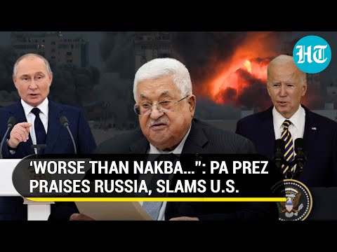 Palestine Authority President Attacks Biden, Praises Putin; Speaks On Differences With Hamas | Watch