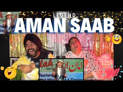 Punjabi Reaction On KING OF COMEDY l LEGEND Amanullah Khan Saab Di Mazedar Comedy 