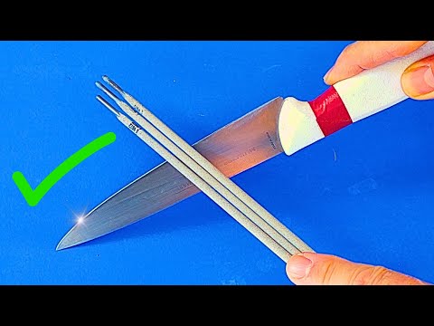 How to sharpen a knife like a razor sharp