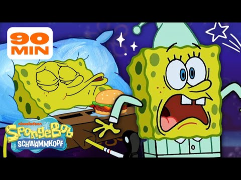 SpongeBob | 90 MINUTEN N&Auml;CHTLICHE Abenteuer mit SpongeBob| SpongeBob Schwammkopf