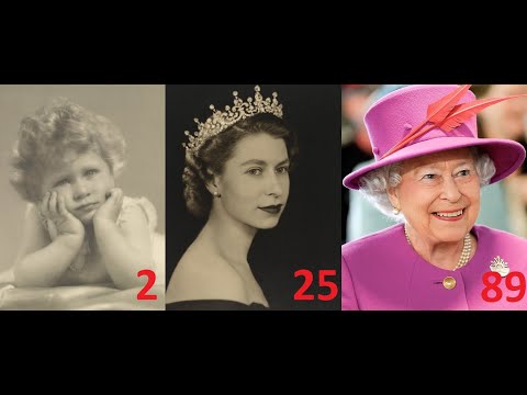 Queen Elizabeth II from 0 to 95 years old