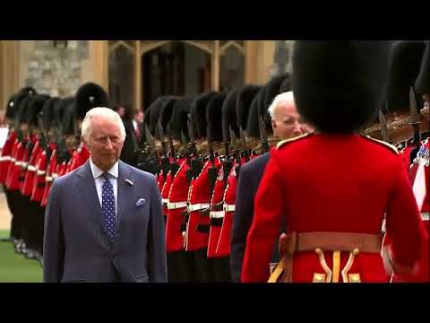 WATCH: Biden arrives to meet King Charles at Windsor Castle