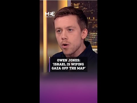 British columnist Owen Jones: &amp;lsquo;Israel is wiping Gaza off the map&amp;rsquo;