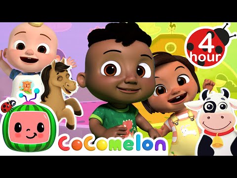 Fun at The Farm Sing Along | CoComelon - Cody's Playtime | 4 hours | Songs for Kids &amp; Nursery Rhymes