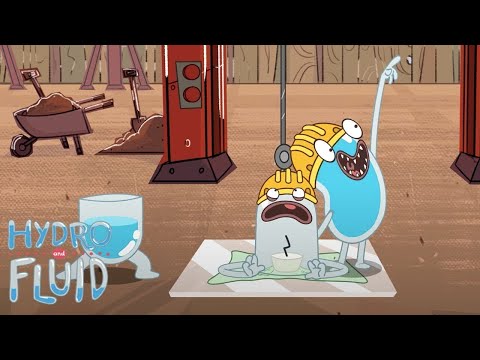 Obras de construcci&oacute;n | Hydro y Fluid | Dibujos animados para ni&ntilde;os | WildBrain Ni&ntilde;os