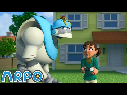 Attack of the Drone - Baby Daniel to the Rescue!!! | ARPO | Moonbug - Funny Cartoons and Animation