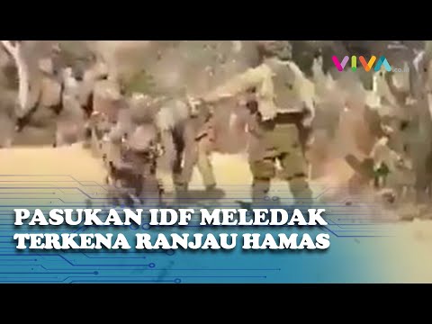 DETIK-DETIK Kumpulan Tentara IDF Meledak Dijebak Hamas saat Serbu Terowongan Rahasia