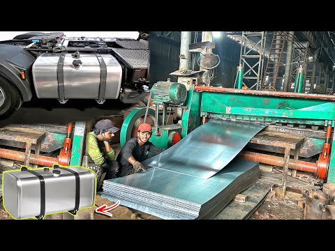 Manufacturing Process of 1000L Diesel Tank for Heavy Duty Truck|