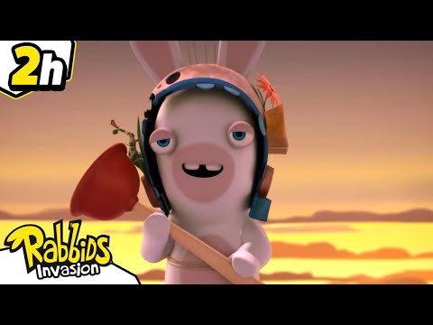 The Rabbids got a big plan!| RABBIDS INVASION | 2H New compilation | Cartoon for Kids