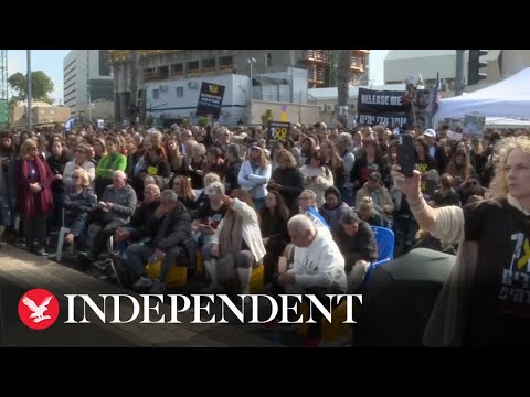 Live: Protesters in Tel Aviv hold 24-hour rally demanding release of Israeli hostages