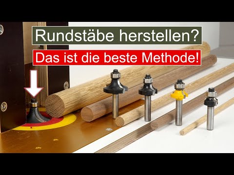 Die beste Methode um pr&auml;zise Rundst&auml;be herzustellen!