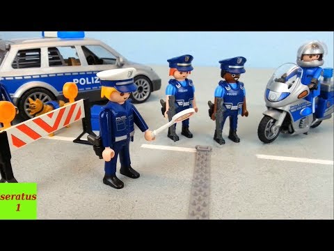 Video Sammlung Nr. 2 Playmobil Polizei Eins&auml;tze seratus1 Kommandostation