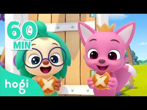 Hot Cheese Buns and more! | Compilation | Hot cross buns | Kids' Favorite Rhymes | Pinkfong &amp; Hogi