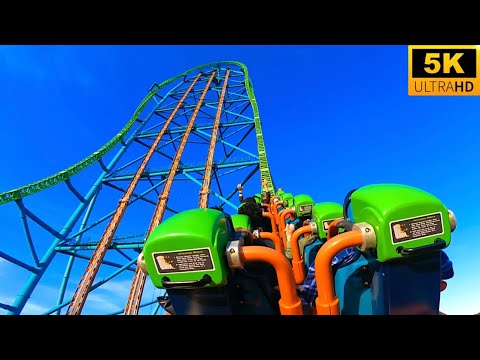 Kingda Ka POV 5K Back Row World&rsquo;s TALLEST Roller Coaster Six Flags Great Adventure Jackson, NJ