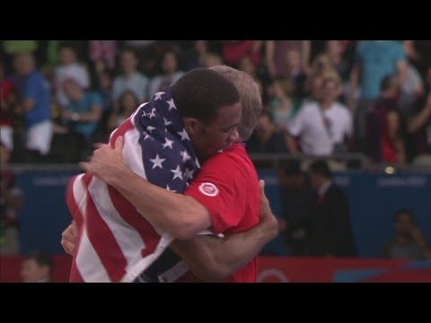 Burroughs Wins Men's Wrestling Freestyle 74kg Gold - London 2012 Olympics