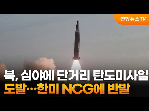 북, 심야에 단거리 탄도미사일 도발&hellip;한미 NCG에 반발 / 연합뉴스TV (YonhapnewsTV)