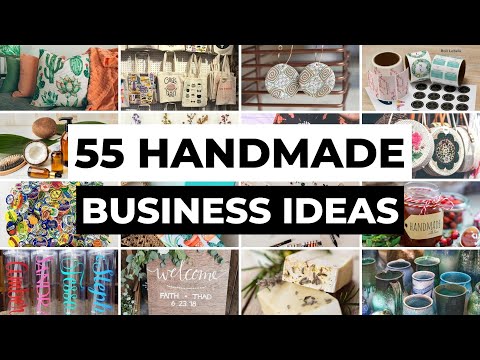 55 Handmade Business Ideas You Can Start At Home | DIY Crafts &amp; Handmade Products to Sell