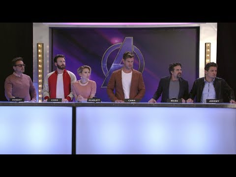 The Stars of Marvel Studios&rsquo; Avengers: Endgame Play a Drawing Game