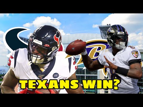 TEXANS VS RAVENS PREDICTION!