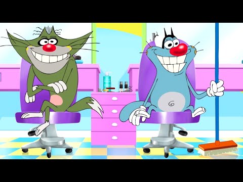 Oggy and the Cockroaches ✂️ HAIDRESSER'S (S04E43) CARTOON | New Episodes in HD