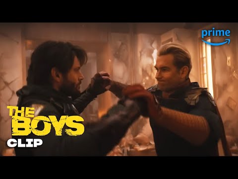 Homelander vs. The Butcher and Soldier Boy | The Boys Clip | Prime Video