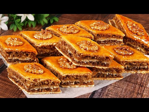Delicious homemade baklava! Favorite sweet! Get ready every day!
